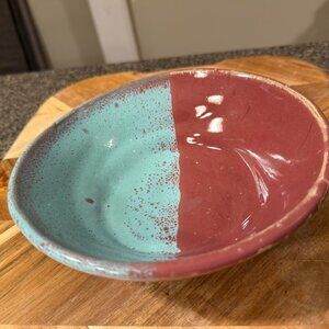 Half and half bowl - pottery